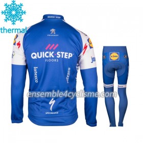 Tenue Maillot M/L + Collant 2017 Quick-Step Floors Enfant Hiver Thermal Fleece N001